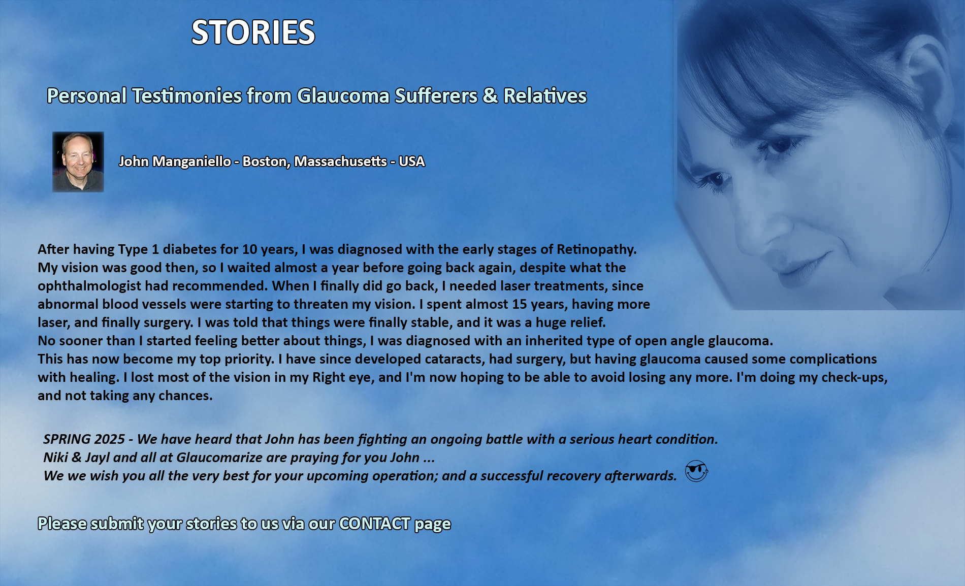 Glaucoma Stories
